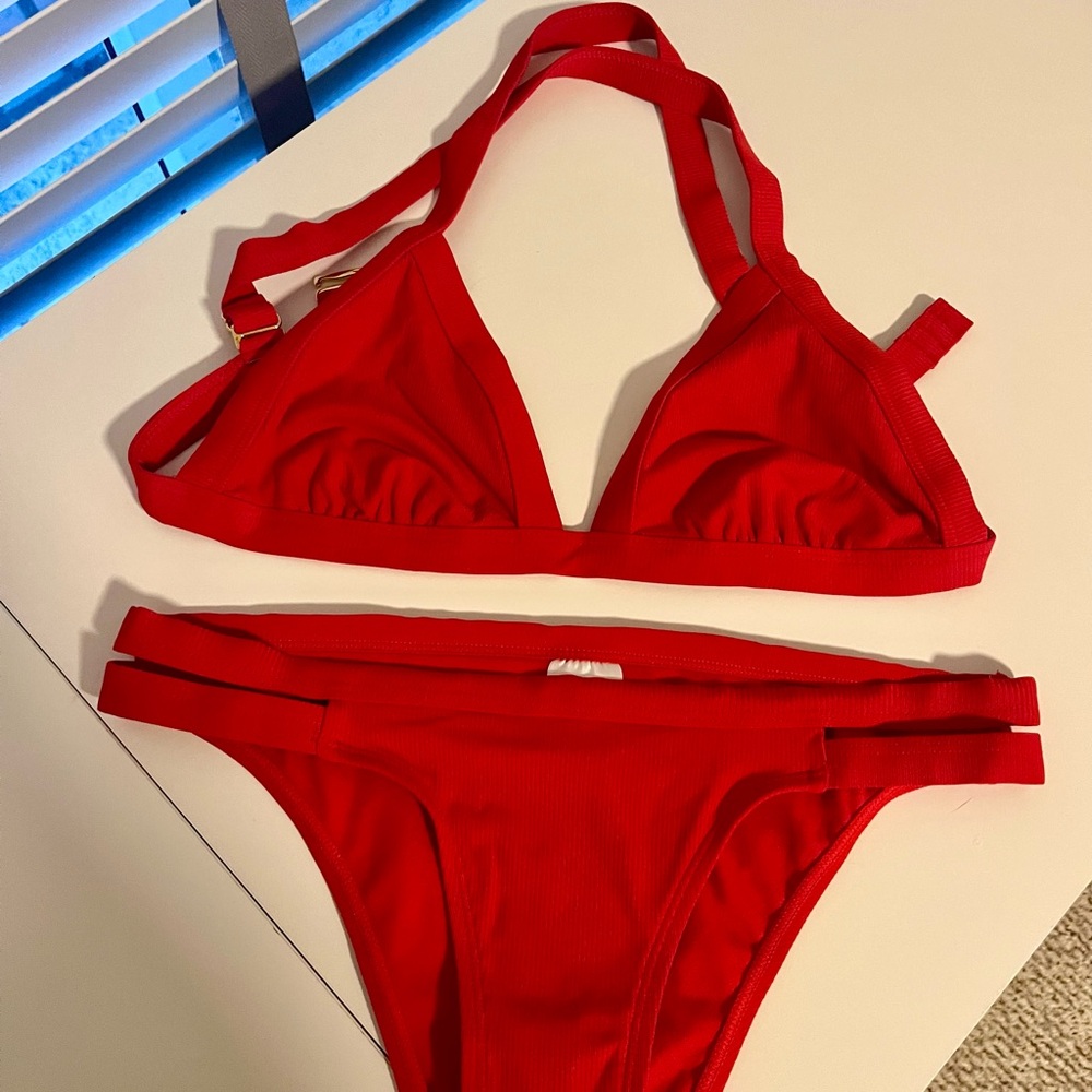Xhilaration Red Bikini Set